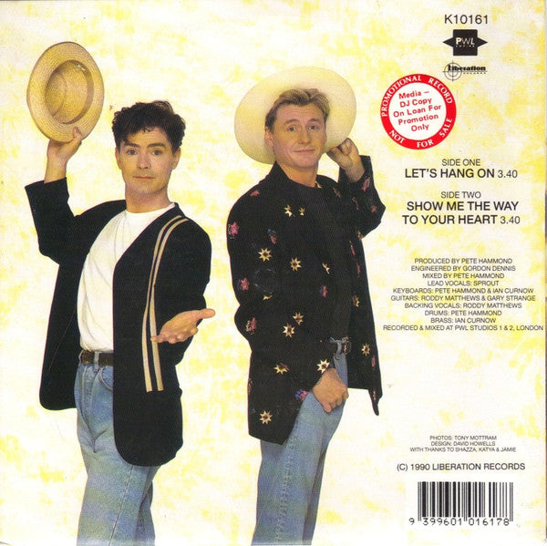 Shooting Party : Let's Hang On (7", Single)