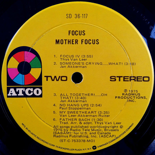Focus (2) : Mother Focus (LP, Album, MO )