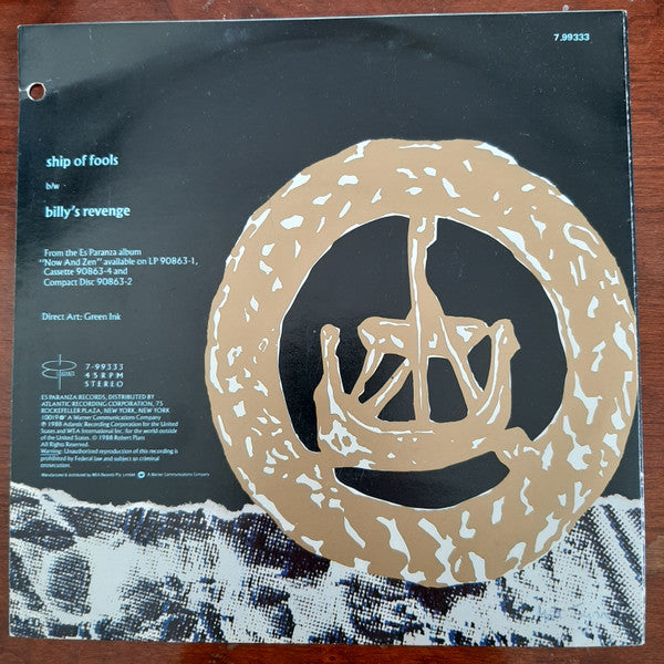 Robert Plant : Ship Of Fools (7")