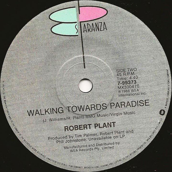 Robert Plant : Heaven Knows (7", Single)