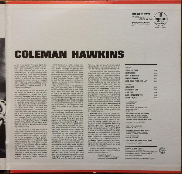 Coleman Hawkins : Wrapped Tight (LP)
