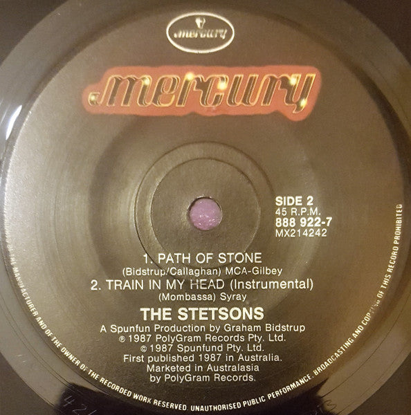 The Stetsons : Train In My Head (7", EP)