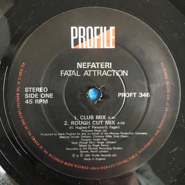 Nefateri : Fatal Attraction (12")