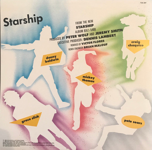 Starship (2) : We Built This City (12", Maxi)