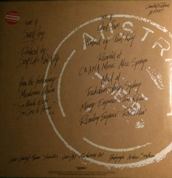 Paul Kelly And The Messengers : Sweet Guy (12", Single, Ltd)