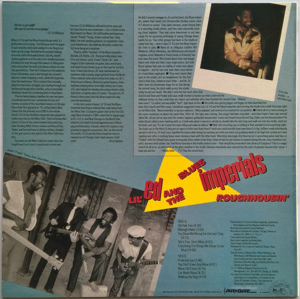 Lil' Ed And The Blues Imperials : Roughhousin' (LP, Album)