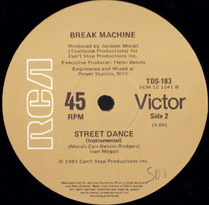 Break Machine : Street Dance (12")