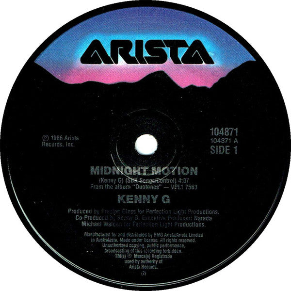 Kenny G (2) : Midnight Motion / Esther (7", Single)