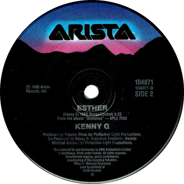 Kenny G (2) : Midnight Motion / Esther (7", Single)
