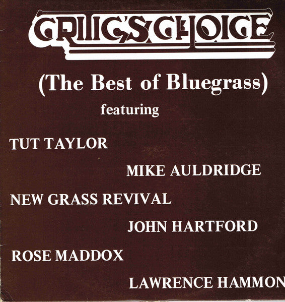 Various : Critics Choice (LP, Comp)