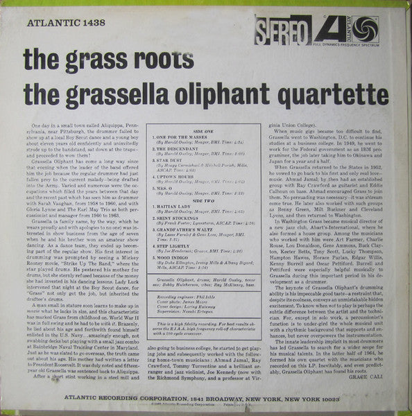 The Grassella Oliphant Quartette* : The Grass Roots (LP, Album)