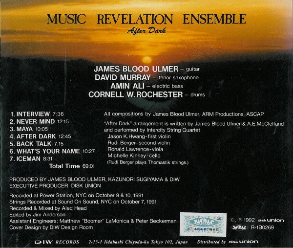 Music Revelation Ensemble : After Dark (CD, Album)