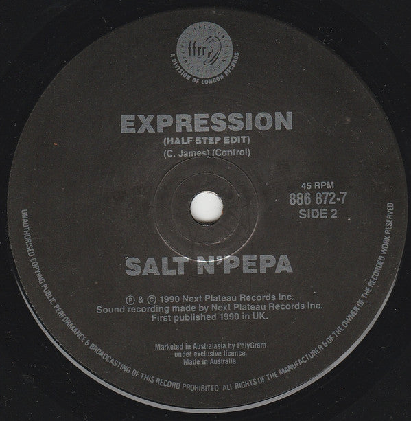 Salt 'N' Pepa : Expression (7", Single)