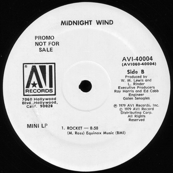 Midnight Wind : Midnight Wind (12", MiniAlbum, Promo)