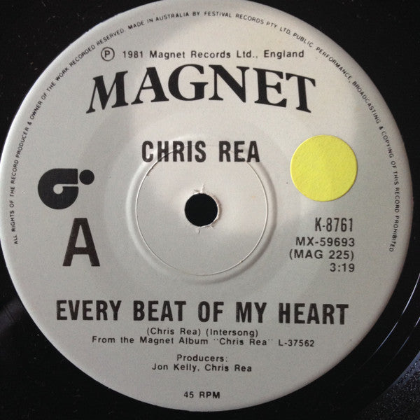 Chris Rea : Every Beat Of My Heart (7")