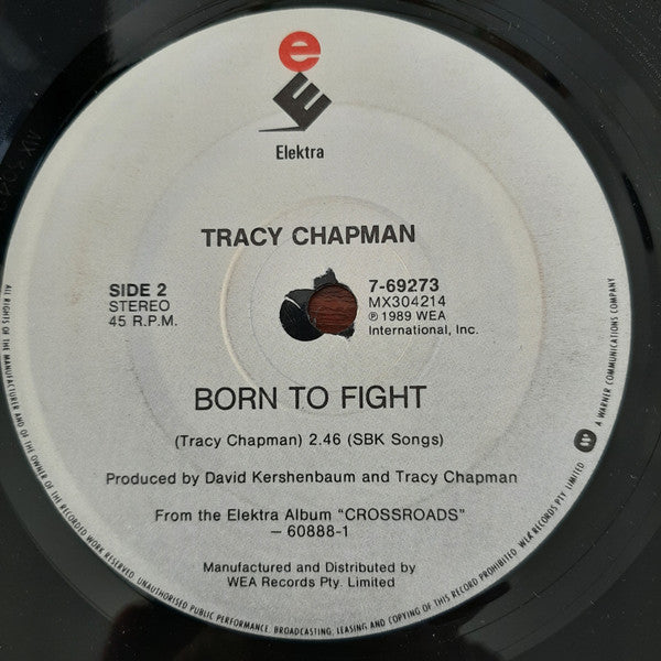 Tracy Chapman : Crossroads / Born To Fight (7", Single)