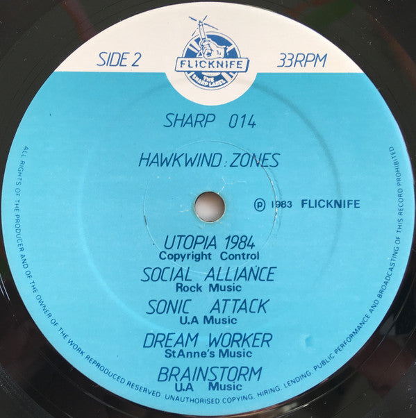 Hawkwind : Zones (LP, Album)