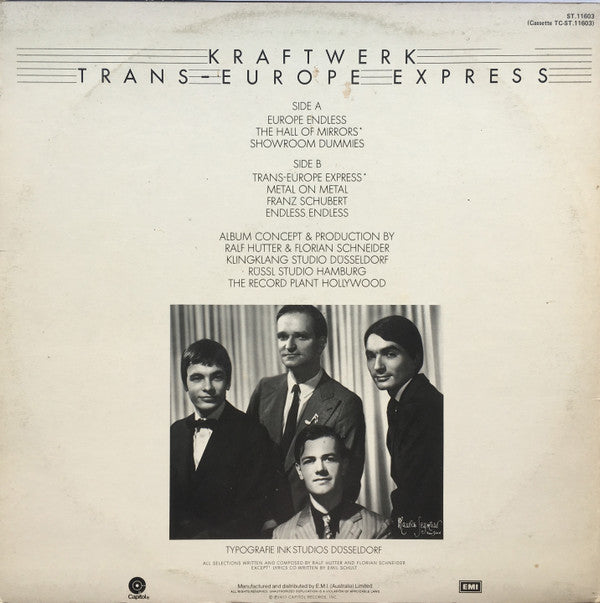 Kraftwerk : Trans Europe Express (LP, Album, Ora)