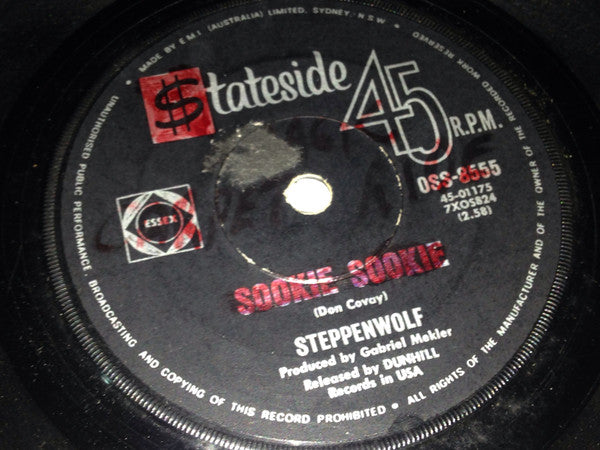 Steppenwolf : Sookie Sookie (7", Single, M/Print)