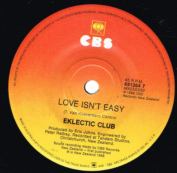 Eklectic Club : I. DO. U. (7", Single)
