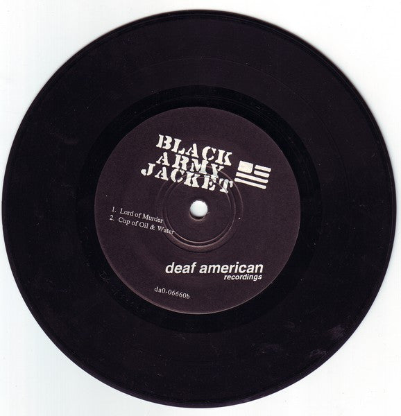 Agathocles / Black Army Jacket : Self Destroying Prophecy / "Lord Of Murder" And "Cup Of Many Lands" (7", EP)