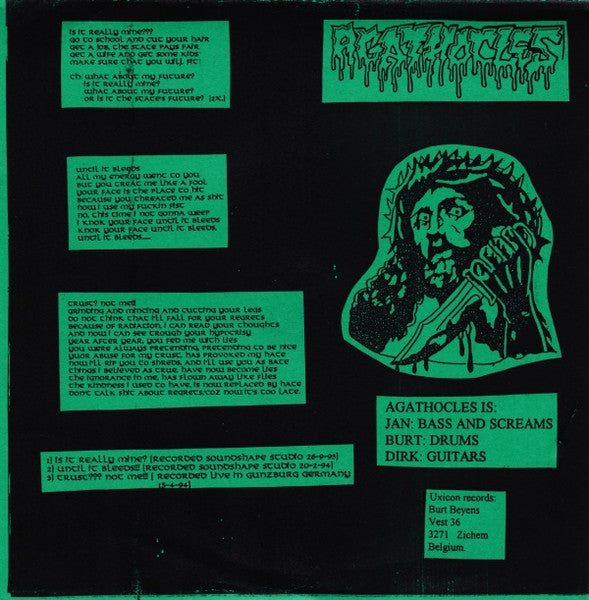 Agathocles / Punisher (6) : Is It Really Mine / Trying To Breakout (7", EP, W/Lbl)