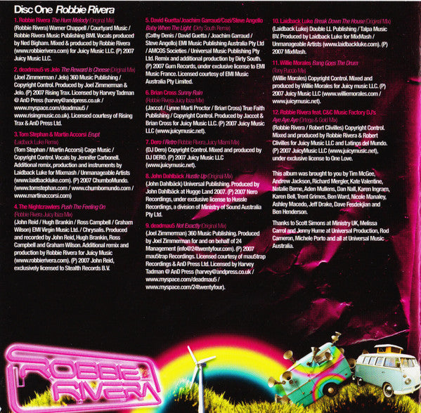 Robbie Rivera & Carl Kennedy : Future Music Festival 2008 (2xCD, Mixed)