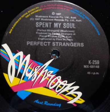 Perfect Strangers (8) : Just Begun (7", Single)
