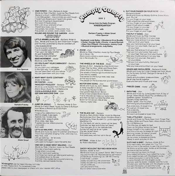 Play School, Kindergarten (6) : Humpty Dumpty (LP, Album, RE)