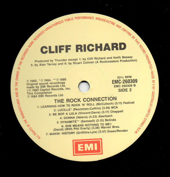 Cliff Richard : The Rock Connection (LP, Comp)