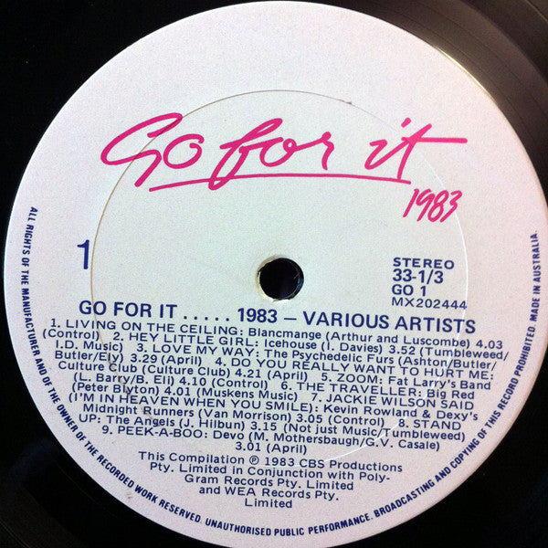 Various : Go For It 1983 (LP, Comp)