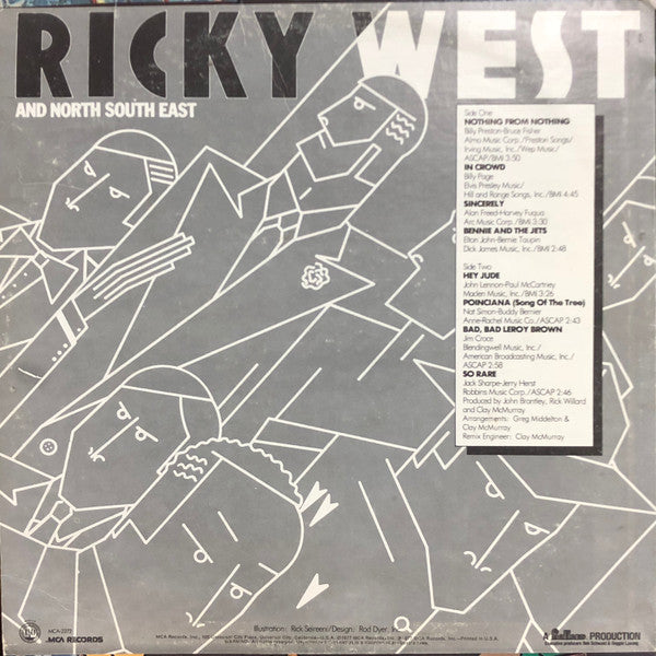 Ricky West : And North South East (LP, Album)
