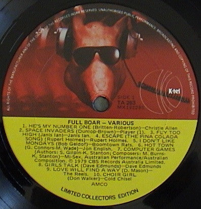 Various : Full Boar (LP, Comp, Ltd)