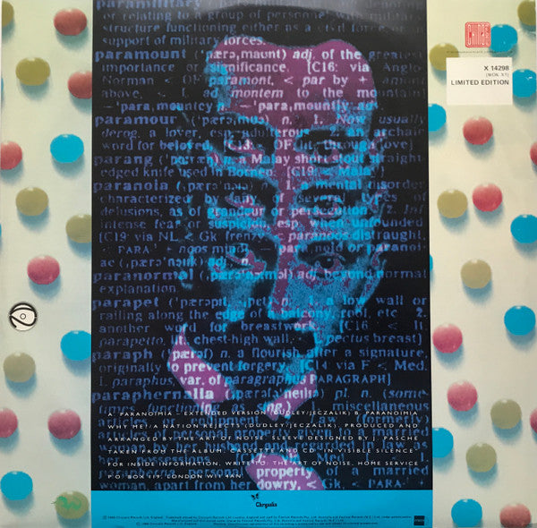 The Art Of Noise With Max Headroom : Paranoimia (Extended Version) (12", Single)