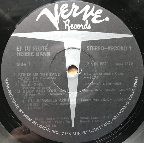 Herbie Mann : Et Tu Fluté (2xLP, Album, Comp, Gat)