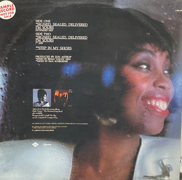Ruby Turner : Signed, Sealed, Delivered, I'm Yours (12")