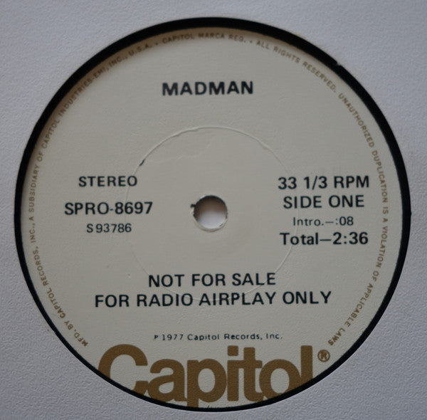 Klaatu : Madman (7", Promo)