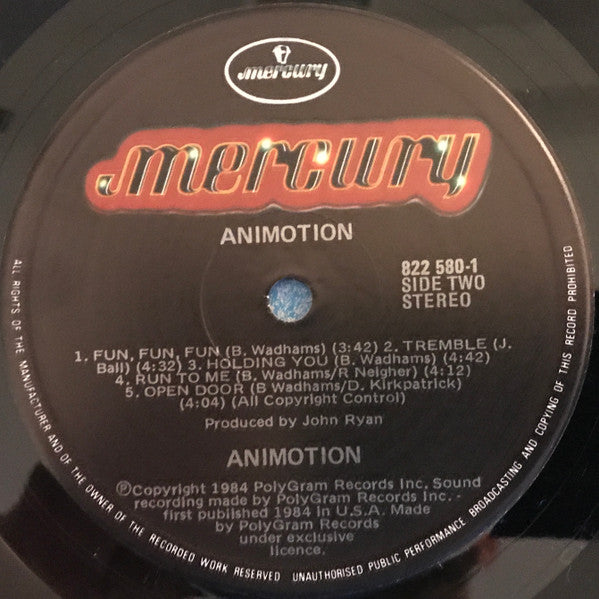 Animotion : Animotion (LP, Album)