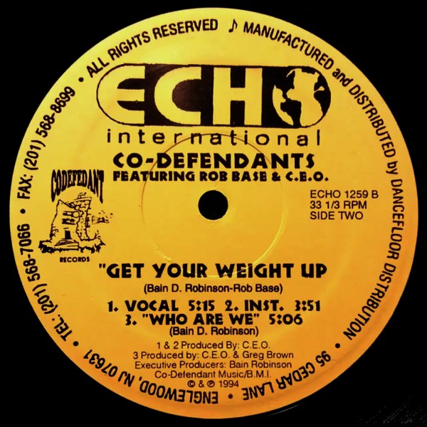 Co-Defendants : Just When You Thought / Get Your Weight Up (12", Maxi, 1st)