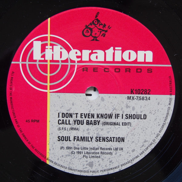 Soul Family Sensation : I Don't Even Know If I Should Call You Baby (7", Single)