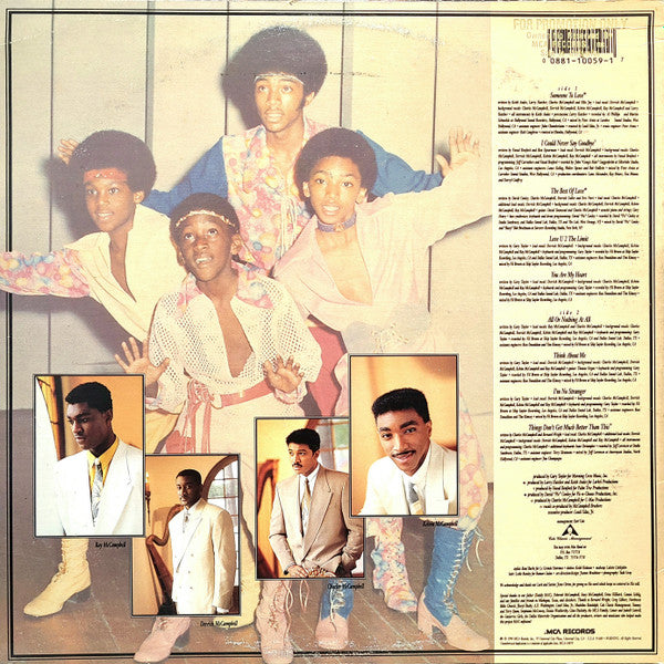 Mac Band Featuring The McCampbell Brothers : Love U 2 The Limit (LP, Album)