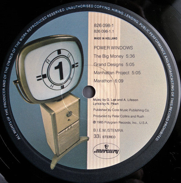 Rush : Power Windows (LP, Album)