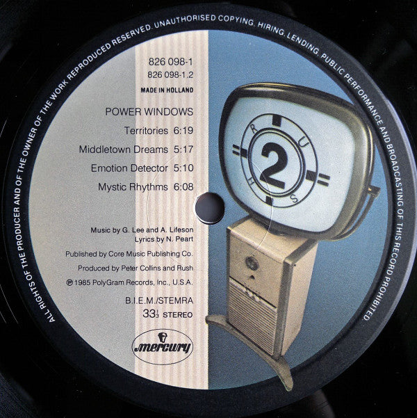 Rush : Power Windows (LP, Album)