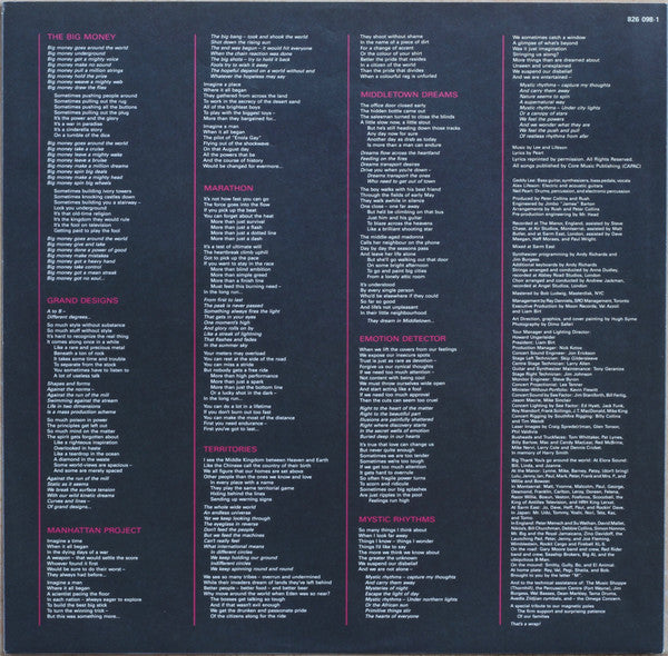 Rush : Power Windows (LP, Album)