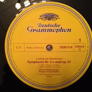 Ludwig van Beethoven – Wiener Philharmoniker, Carlos Kleiber : Symphonie Nr. 5 (LP)