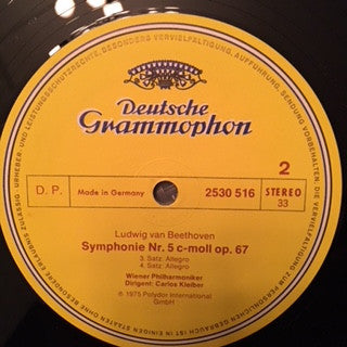 Ludwig van Beethoven – Wiener Philharmoniker, Carlos Kleiber : Symphonie Nr. 5 (LP)