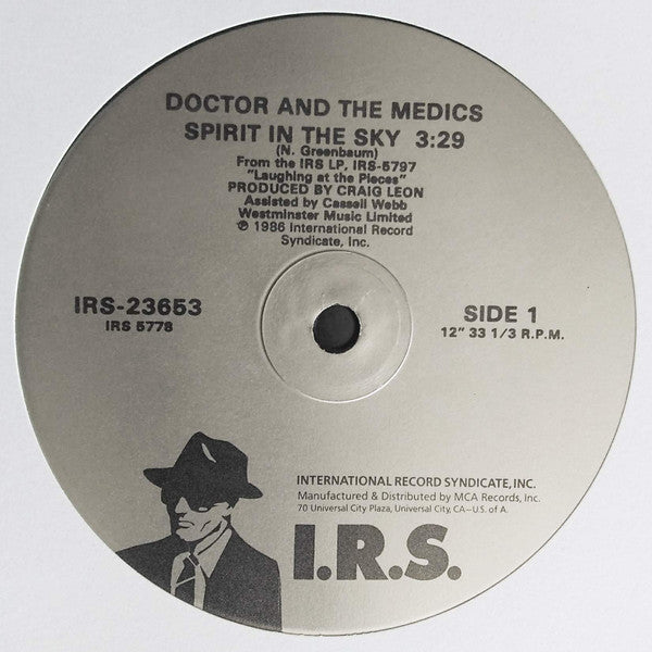 Doctor And The Medics* : Spirit In The Sky (12", Single, Sil)