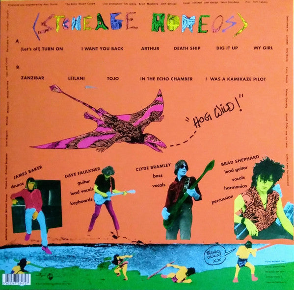 Hoodoo Gurus : Stoneage Romeos (LP, Album, RE, RM, Yel)