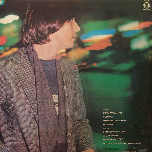 Jackson Browne : Hold Out (LP, Album)