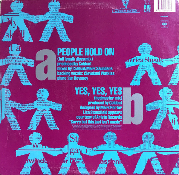 Coldcut Featuring Lisa Stansfield : People Hold On (12")